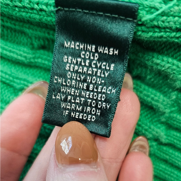 LAURAN BY RALPH LAUREN Y2K ZIPPER SWEATER. WOMWNS SZ LG. GENTLY USED. - Picture 4 of 7